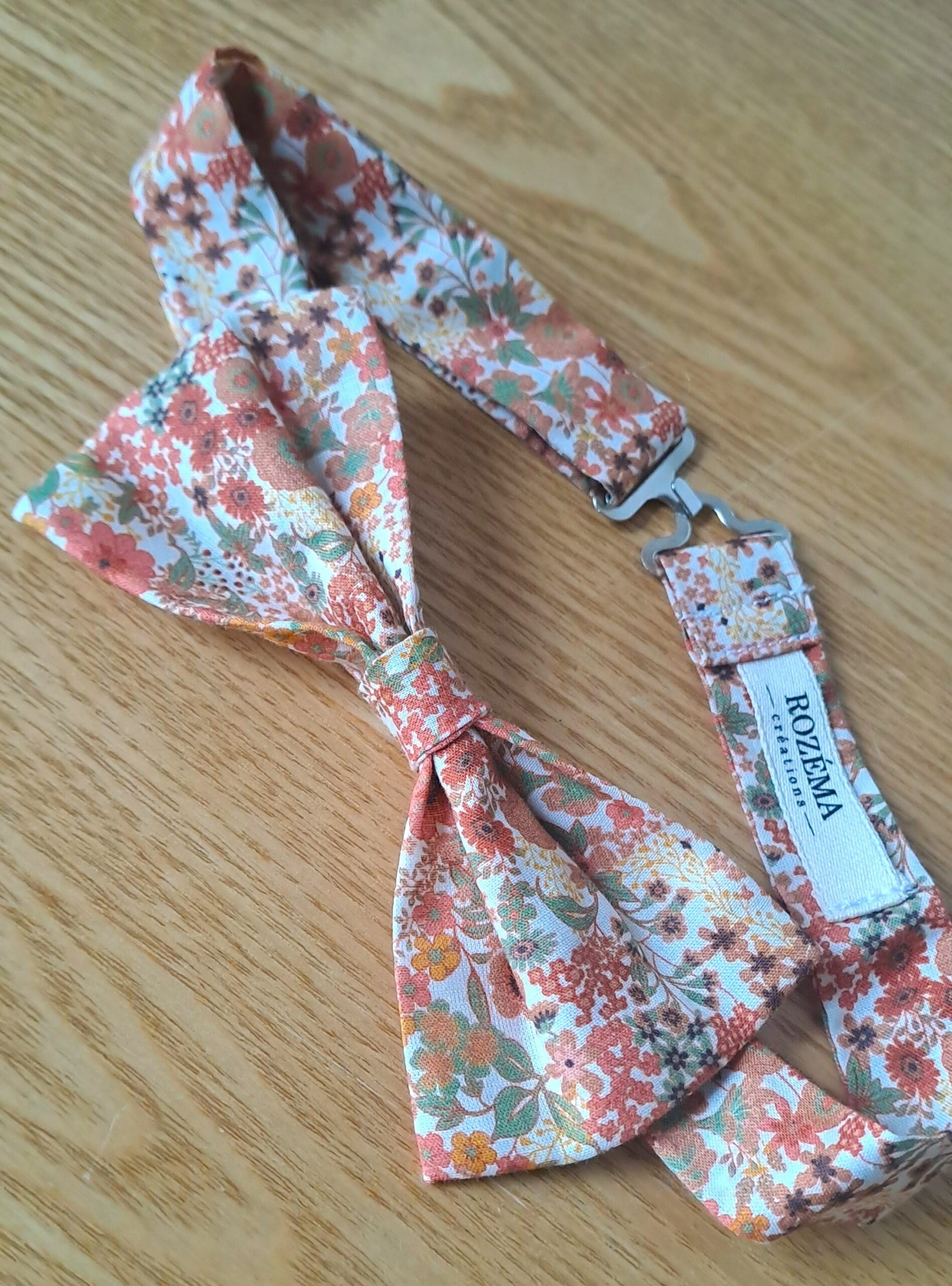 Noeud papillon Adulte fleuri liberty cérémonie Matchy matchy