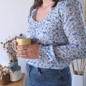 Collection Bord de mer - blouse Femme fleuri liberty