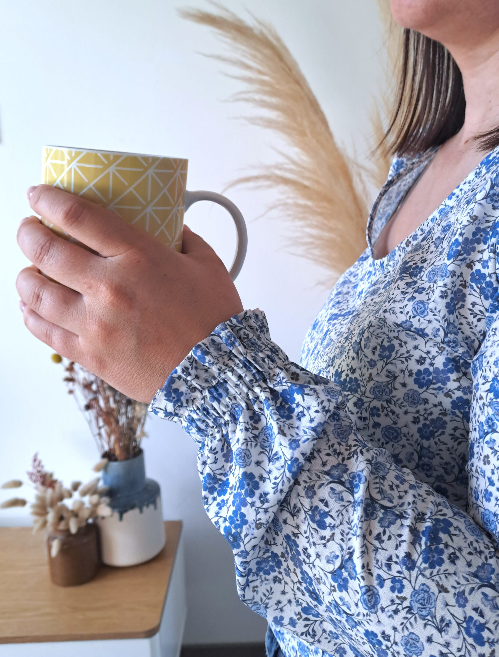 Collection Bord de mer - blouse Femme fleuri liberty