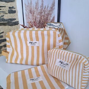 Trousse rayure tendance Rozéma Créations