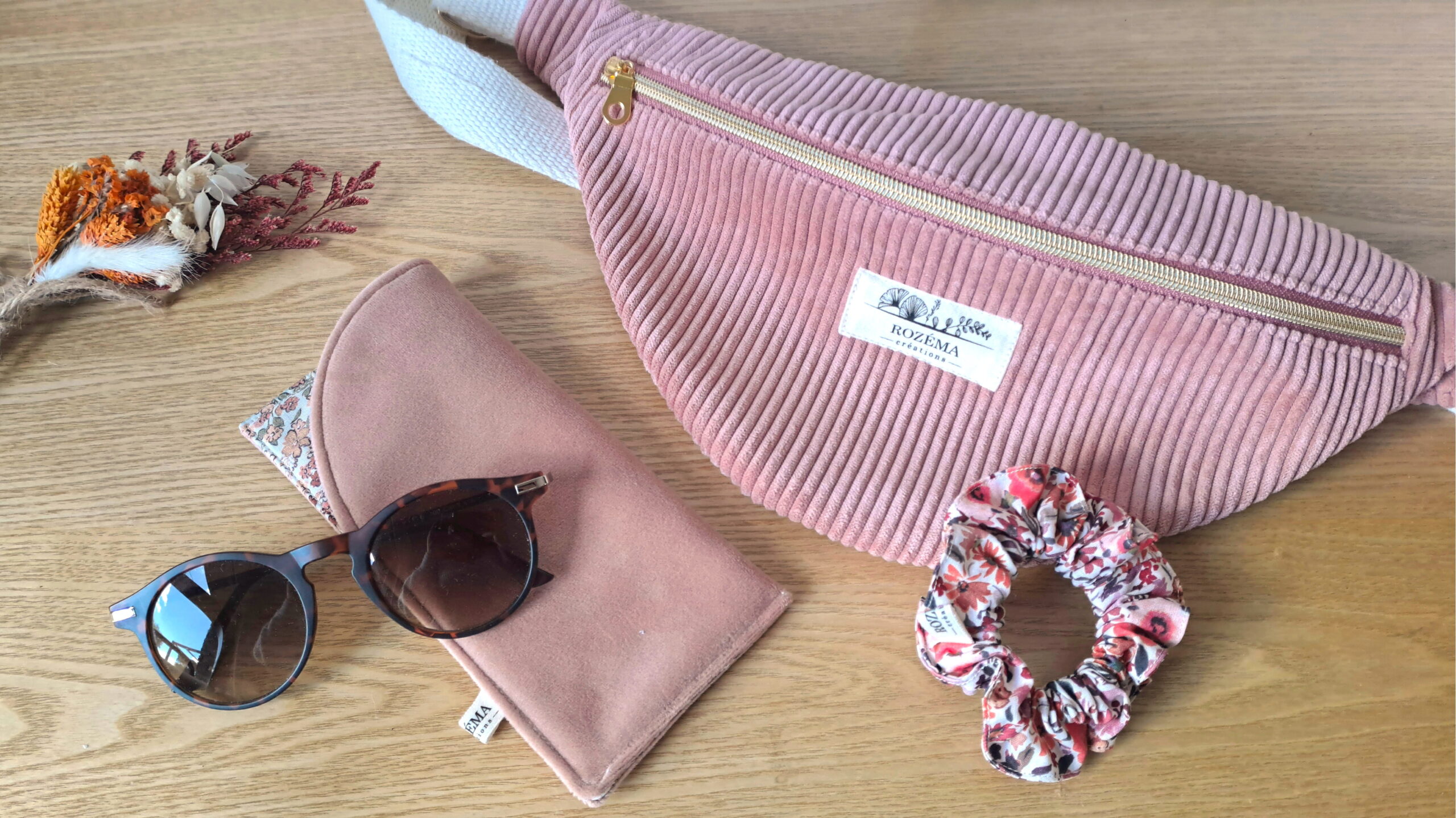 Fêtes des mères cadeau sac banane pochette chouchou étui lunettes petits budgets
